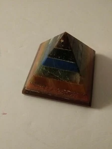 7 Chakra Multi-Stone Pyramid Healing Spiritual GemstoneEnergy Generator Shambala - Picture 1 of 5