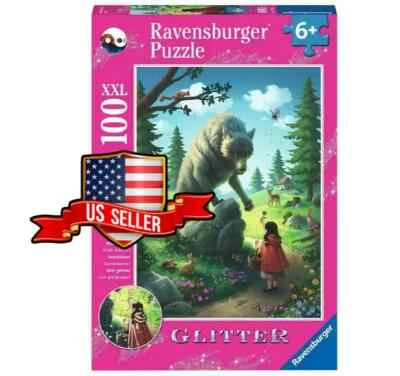 NEW (Dinged Box) Ravensburger 12988 Red Riding Hood and The Wolf 100 Pc Puzzle - Image 1 of 4