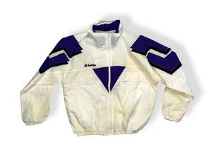 Vintage NOS Lotto 90er Dallas Sidekicks? Full-Zip Windbreaker Jacke *verfärbt Gr. M - Bild 1 von 9