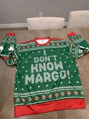 Я знаю Марго National Lampoon рождественские каникулы уродливый пуловер размер L - Изображение 1 из 3