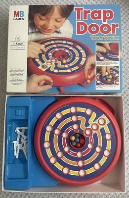Trap Door MB Board Games 1981 Vintage Retro Marble Game Family Fun Complete - Image 1 of 4