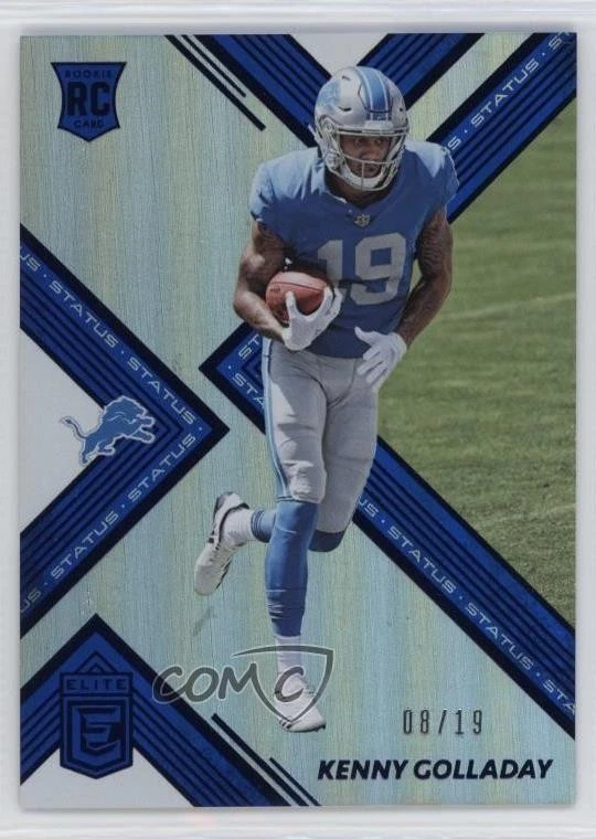2017 Donruss Elite Rookies Status /19 Kenny Golladay #193 Rookie RC - Image 1 of 2