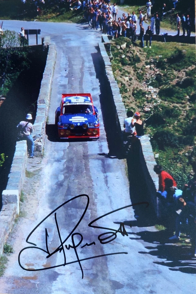 photo signée Jean Ragnotti Rallye WRC Renault Tour De Corse 1985 - Photo 1/1