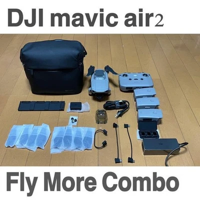DJI Mavic Air 2 Fly More Combo White Drone 4K Camera Full Set Tested FPV - Image 1 of 4