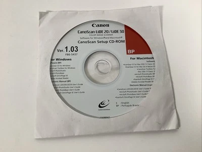 Canon CanoScan Lide 20 / Lide 30 Version 1.03 Setup CD ROM - Image 1 of 4