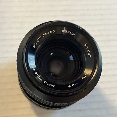 *Vivitar Auto Vivitar Wide Angle 35mm F/2.8 Lens Minolta MC Mount /JP-Nice Cond - Image 1 of 4