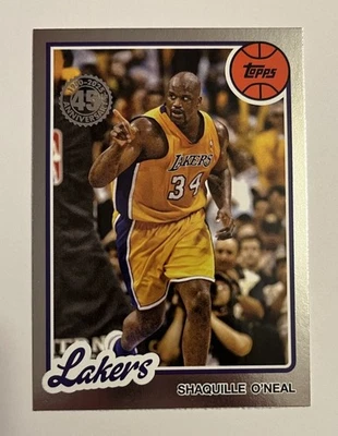 2025-26 Topps Shaquille O’Neal 1980 45th Anniversary NBA Insert Card #80BK-4 - Image 1 of 2