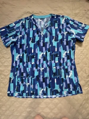 Top Exfoliante Mujer - Carhartt Talla L Grande - Azul Marino, Azul Techo y Azul Teal  Foto 1 de 4