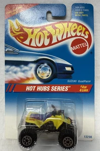 Hot Wheels Suzuki QuadRacer Hot Hubs Series #311 4 Wheeler Collectible Toy Bike - Picture 1 of 4