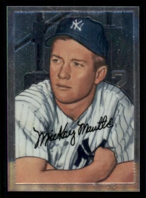 1996 Topps Finest #20 Mickey Mantle 1952 Bowman - Image 1 of 2