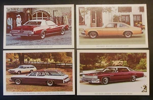 4 Vintage 1975 Buick Händler Werbung Postkarten Skylark-Le Sabre-Putnam, Conn - Bild 1 von 2