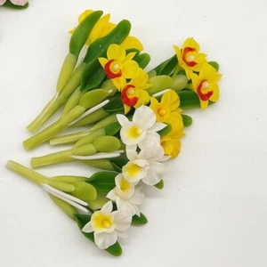 6 bundles Miniature Orchids, Miniature Garden Dollhouse 1:12 - Picture 1 of 4