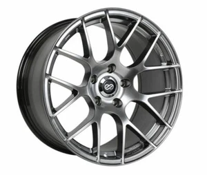Enkei Raijin 18x8 45mm Offset 5x114.3 Bolt Pattern 72.6 Bore Dia Hyper Silver - Picture 1 of 1