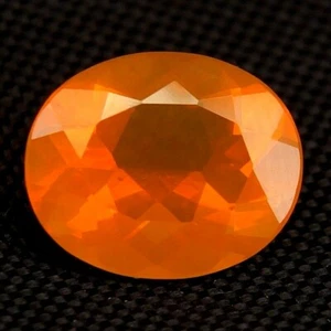 SHOLA Echt 2,34 Ct Natürlicher Orange Feuer Opal Top Farbe aus Brasilien - Picture 1 of 2