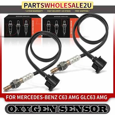 2x Sensor de oxígeno O2 aguas abajo izquierdo y derecho para Mercedes-Benz W205 C63 AMG G550 Foto 1 de 4