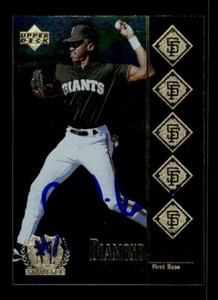 DESI WILSON SIGNED 1997 UPPER DECK #482 ON-CARD AUTO - SAN FRANCISCO GIANTS