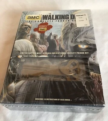 AMC THE WALKING DEAD LIMITED EDITION WITH PRISON KEY COMPLETE SEASON 4 - Image 1 of 3