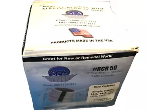 Sea #RCR 50 1/2" Non-Metalic Sheathed Cable Connector New - Picture 1 of 2