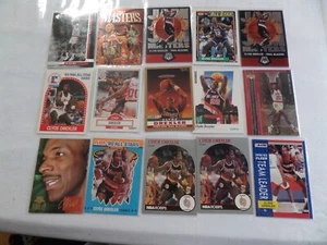 (67) Clyde Drexler Basketball Card Lot SP Color VAR Inserts Base Topps Hoops - Picture 1 of 4
