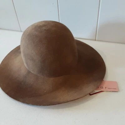Sombrero Boho Betmar New York Mujer Marrón Envejecido Talla Única NUEVO Foto 1 de 4