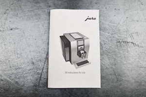 Nueva máquina de café espresso superautomática Jura Z6 guía manual de instrucciones de funcionamiento - Imagen 1 de 3