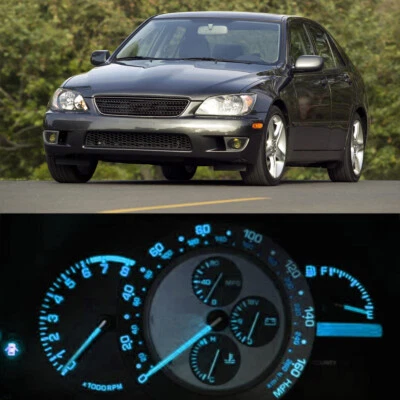 KIT de bombillas LED para instrumentos de cuadro de calibre azul hielo aptas para Lexus IS300 2001-2005 Foto 1 de 4