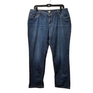 J. Jill Jeans Women’s 14 Petite Blue Straight Denim 34x28 - Picture 1 of 5