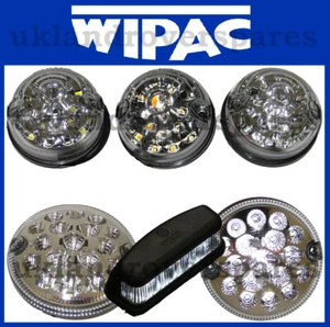 LAND ROVER DEFENDER WIPAC CLEAR LED LAMPS, SIDE, STOP, INDICATOR, FOG & REVERSE - Picture 1 of 31