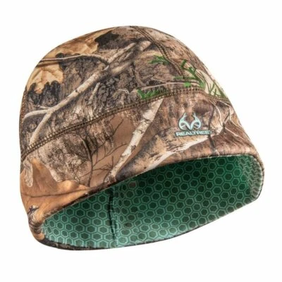 Realtree Edge Camo Women's Ladies Skull Fit Heat Retention Beanie Hat Cap - Image 1 of 4
