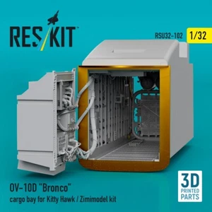 ResKit 1/32 OV-10D "Bronco" bahía de carga para Kitty Hawk/Zimimodel kit (impreso en 3D) - Imagen 1 de 3