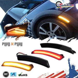 Amber/Red LED Car Signal Side Marker Light For 2007-2015 Mini Cooper MINI Cooper - Bild 1 von 10