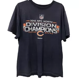 Chicago Bears Shirt Mens Extra Large Blue Orange 2010 NFC Football NFL Reebok * - Picture 1 of 7