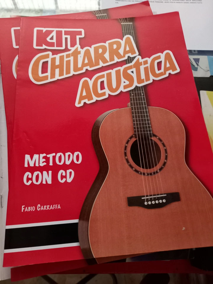 LIBRO METODO CARISH KIT CHITARRA ACUSTICA DI FABIO CARRAFFA CON CD - Immagine 1 di 1