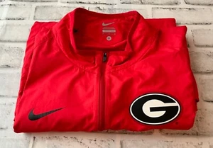 Giacca a vento Georgia Bulldogs Nike Tech 1/4 zip pullover M giacca rossa - Foto 1 di 6