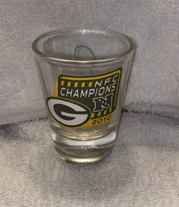 GREEN BAY PACKERS NFC SUPER BOWL XLV 45 SHOT GLASS #1 - Picture 1 of 3