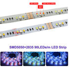 5M-20M RGB + CCT bande LED lumière changeant de couleur gradable 5050 bande flexible DC12V