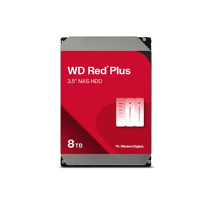 Western Digital Red Plus NAS 3.5" 8TB 5640 RPM 256MB 6Gb/s Internal Hard Drive - Picture 1 of 4