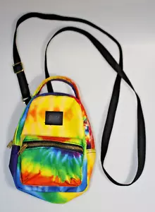 Herschel Bright Rainbow Tie Dye Nova Mini Crossbody Backpack Shoulder Bag Purse - Bild 1 von 6