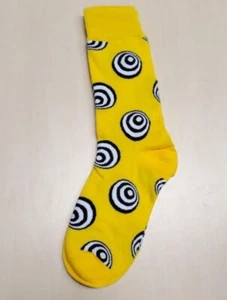 Calcetines de diseño de remolino amarillo SF1125 - Imagen 1 de 1