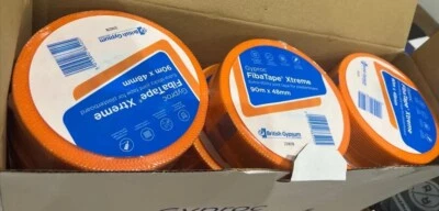 plasterboard scrim tape X 1 Box Of 12 Rolls 90x48mm - Image 1 of 3