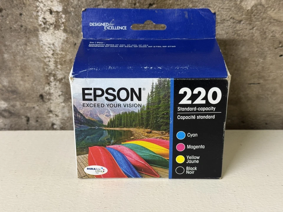 Epson T220120-BCS Black Cyan Magenta Yellow ink cartridge - 010343915787