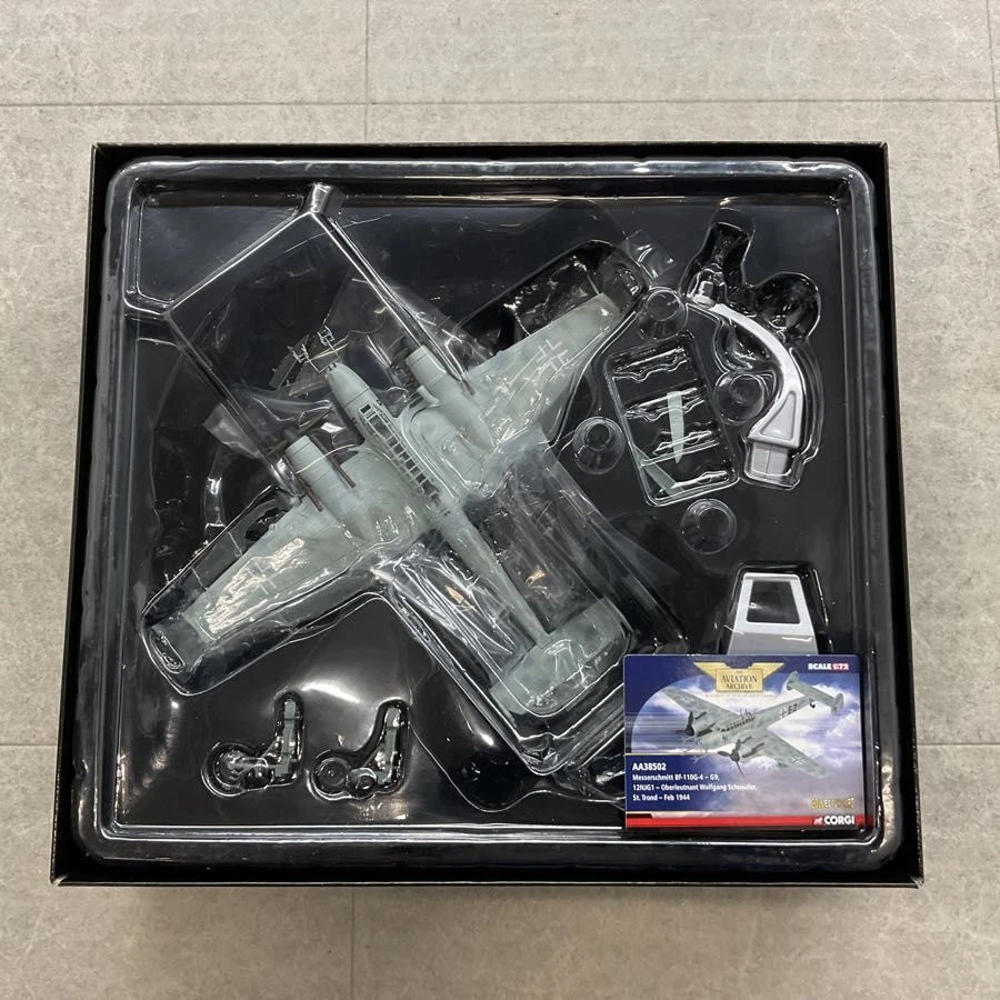 Corgi 1/72THE AVIATION ARCHIVE  Messerschmitt Bf-110G-4-G9 Wolfgang Schnaufe:JP - Image 1 of 4