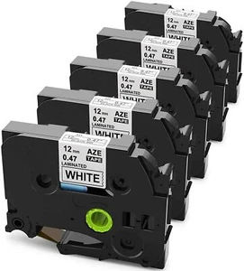 Cinta para fabricante de etiquetas compatible TZ-231 TZe-231 PT-D210 5 piezas 12 mm para Brother P-Touch - Imagen 1 de 7