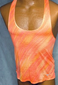Nike Dri-Fit Tank Top Women's, S, Small, Orange, T-Back, Active Top, Thin, - Picture 1 of 2