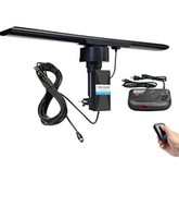 UHF VHF FM Radio Amplified HDTV Outdoor Antenna 150 Miles Infrared Remote 360