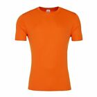 AWDis Mens Tshirt Cool Smooth T Casual Polyester Lightweight Tee Crew Neck Top