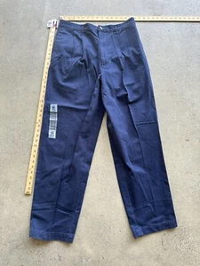 Vintage NWT DEADSTOCK Tommy Hilfiger Navy Blue Tommy Chino Pants Size 34x32 - Picture 1 of 9