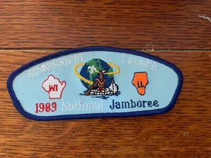 JSP Sinnissippi Council Wisconsin Illinois Blue Border 1989 come nuovo - Foto 1 di 1