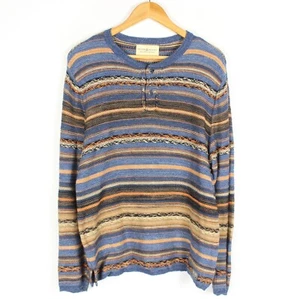 DENIM & SUPPLY RALPH LAUREN Men's Jumper Size M Crew Neck Blue Pullover me9345 - Picture 1 of 6