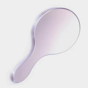 Ovale a Forma Di Mano Specchietto da Trucco Sicurezza (Personalizzato O Tinta ) - Picture 1 of 2